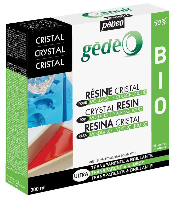 Image of Resin Epoxi Pebeo Crystal Resin Biorganic kit 300ml 766142 3597587661429