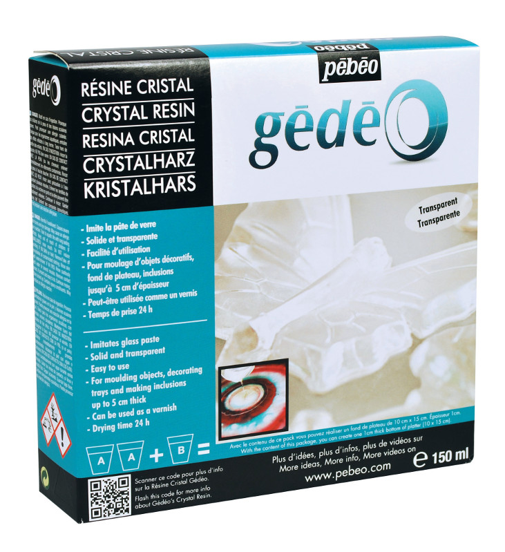Image of Resin Epoxi Pebeo Crystal Resin kit 150ml 766150 3597587661504