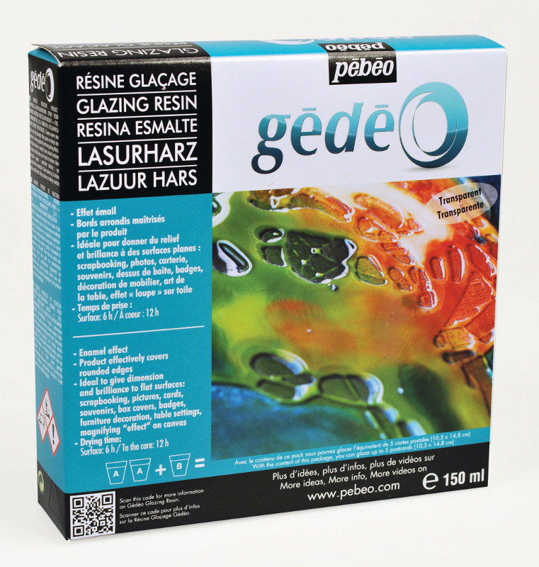 Image of Resin Epoxi Pebeo Glazing Resin kit 150ml 766170 3597587661702