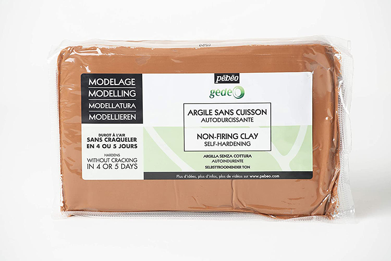 Image of Lera Pebeo Gédéo Non-Firing Modelling Clay Loaf Red 1,5 kg (4F) 766301 3597587663010