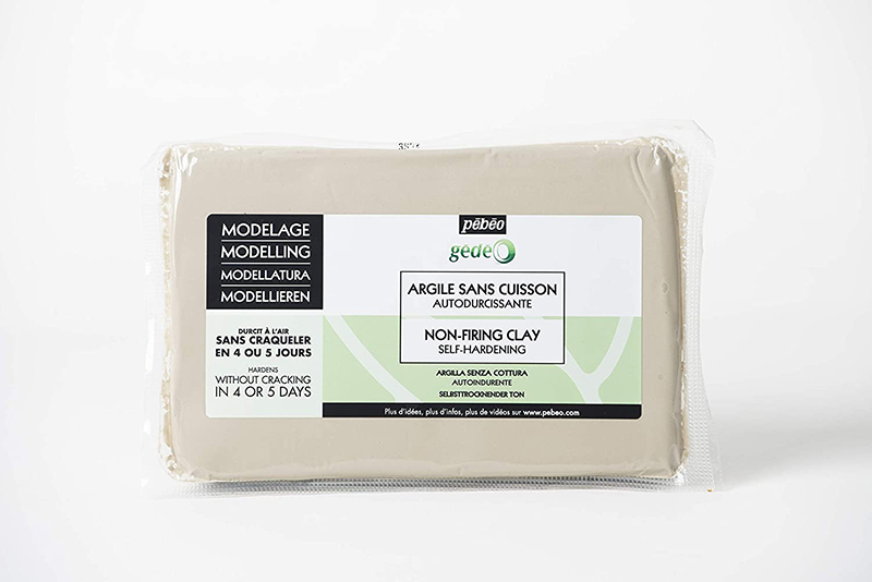 Image of Lera Pebeo Gédéo Non-Firing Modelling Clay Loaf White 1,5kg (4F) 766302 3597587663027