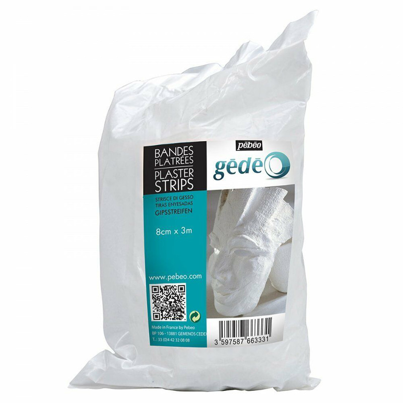 Image of Modellering Pebeo Gédéo 4 Plaster Strips 8X300cm  (6F) 766312 3597587663126