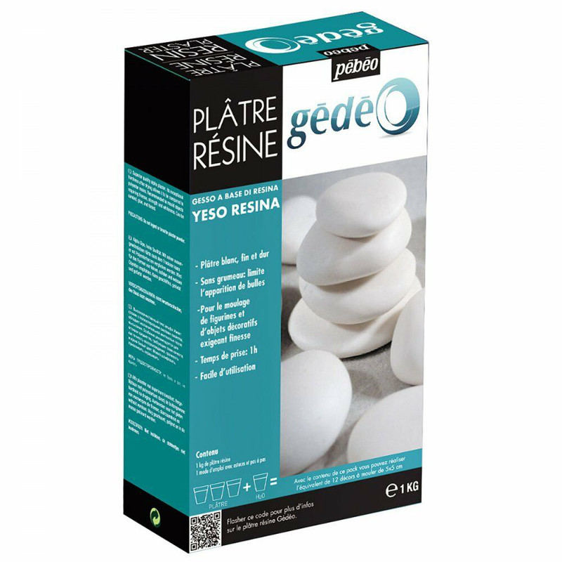 Image of Modellering Pebeo Gédéo Resin Plaster 1Kg  (6F) 766313 3597587663133