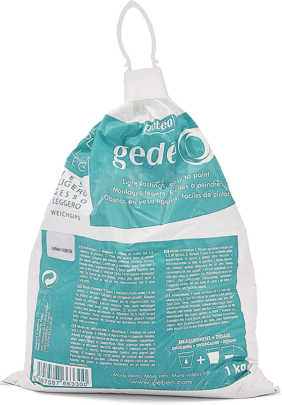 Image of Modellering Pebeo Gédéo Light Plaster 1Kg  (20F) 766330 3597587663300