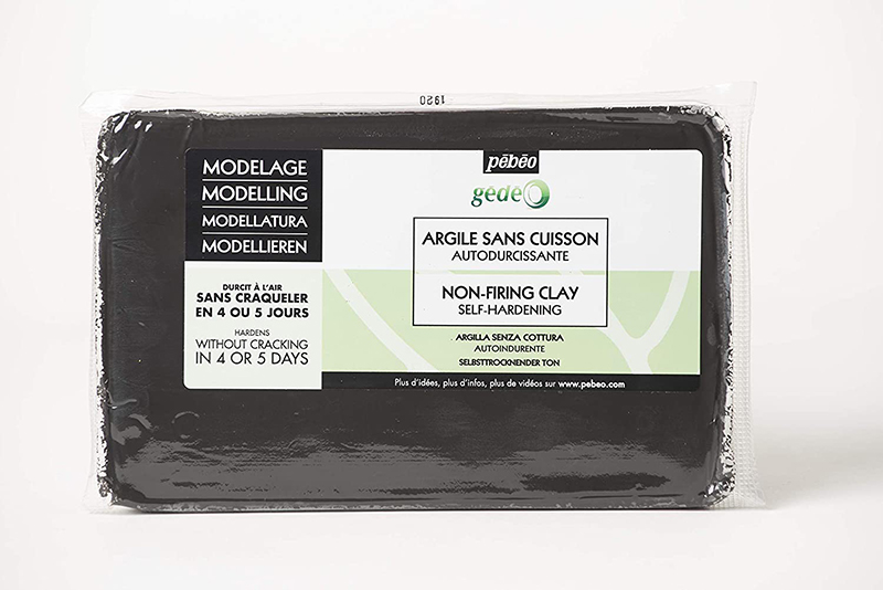 Image of Lera Pebeo Gédéo Non-Firing Clay Black 1,5kg  (4F) 766352 3597587663522