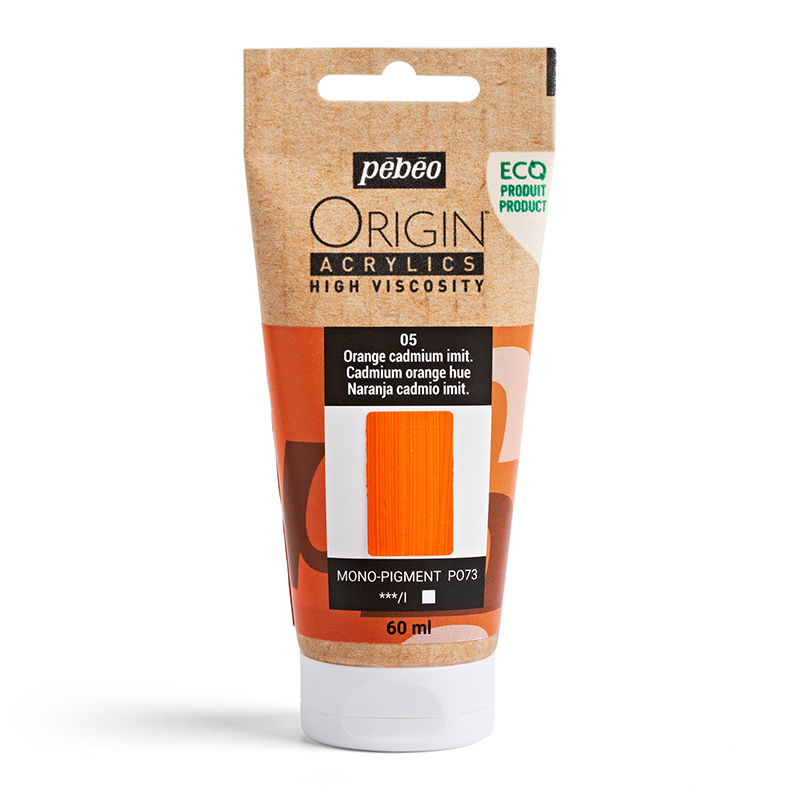 Image of Akrylfärg Pebeo ORIGIN  60 ML CADMIUM ORANGE HUE (5F) 817005 3167868170058