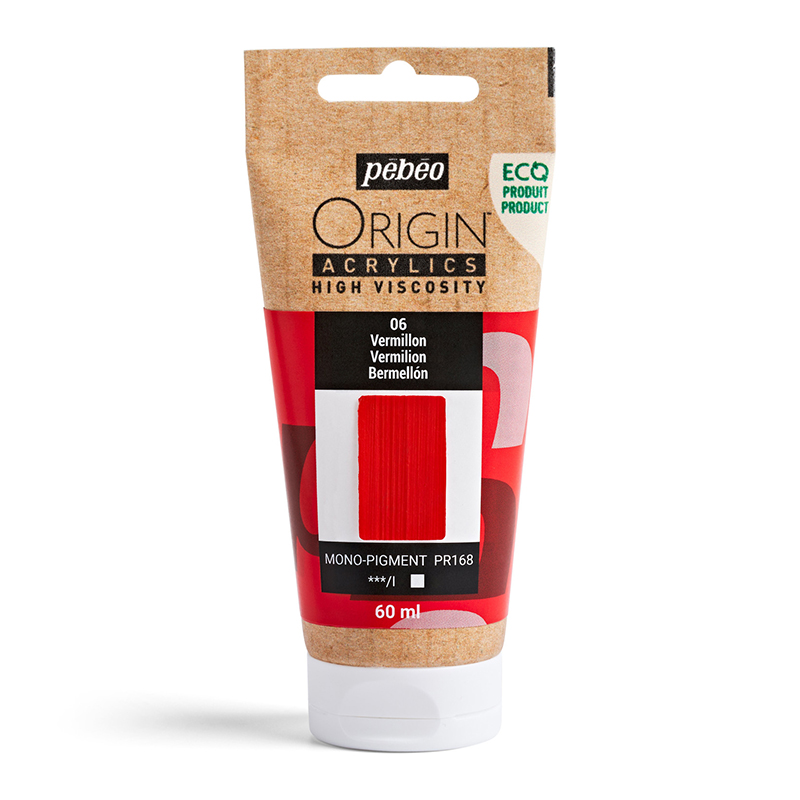 Image of Akrylfärg Pebeo ORIGIN  60 ML VERMILION (5F) 817006 3167868170065