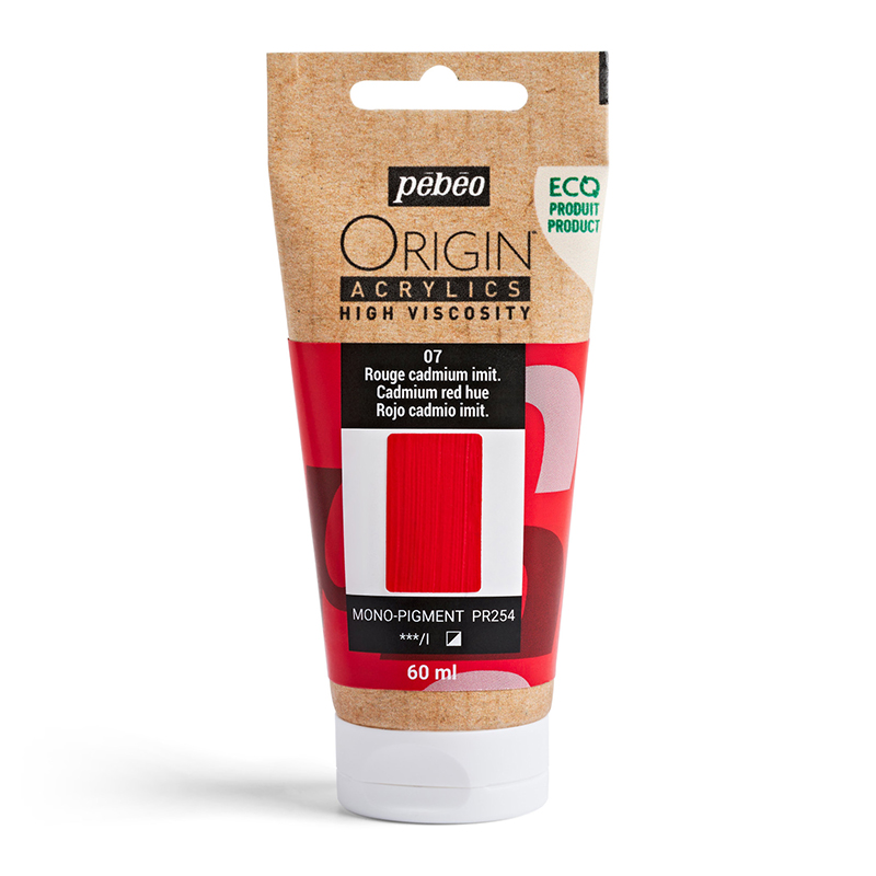 Image of Akrylfärg Pebeo ORIGIN  60 ML CADMIUM RED HUE (5F) 817007 3167868170072
