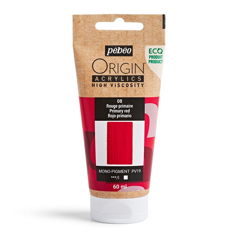 Image of Akrylfärg Pebeo ORIGIN  60 ML PRIMARY RED (5F) 817008 3167868170089
