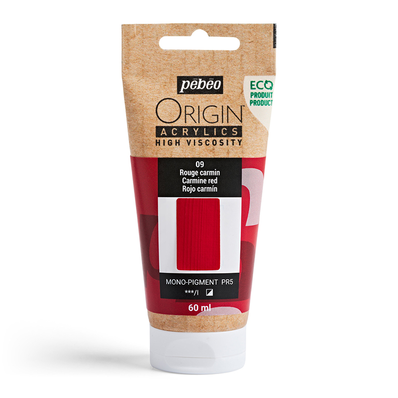 Image of Akrylfärg Pebeo ORIGIN  60 ML CARMINE RED (5F) 817009 3167868170096