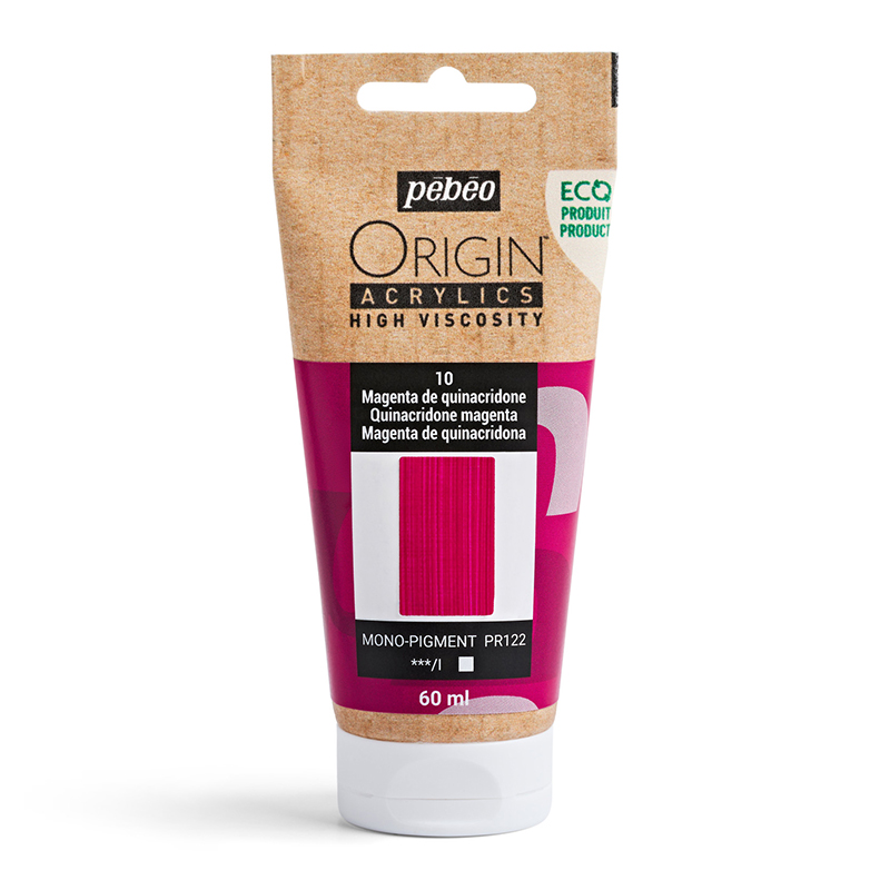 Image of Akrylfärg Pebeo ORIGIN  60 ML QUINACRIDONE MAGENTA (5F) 817010 3167868170102