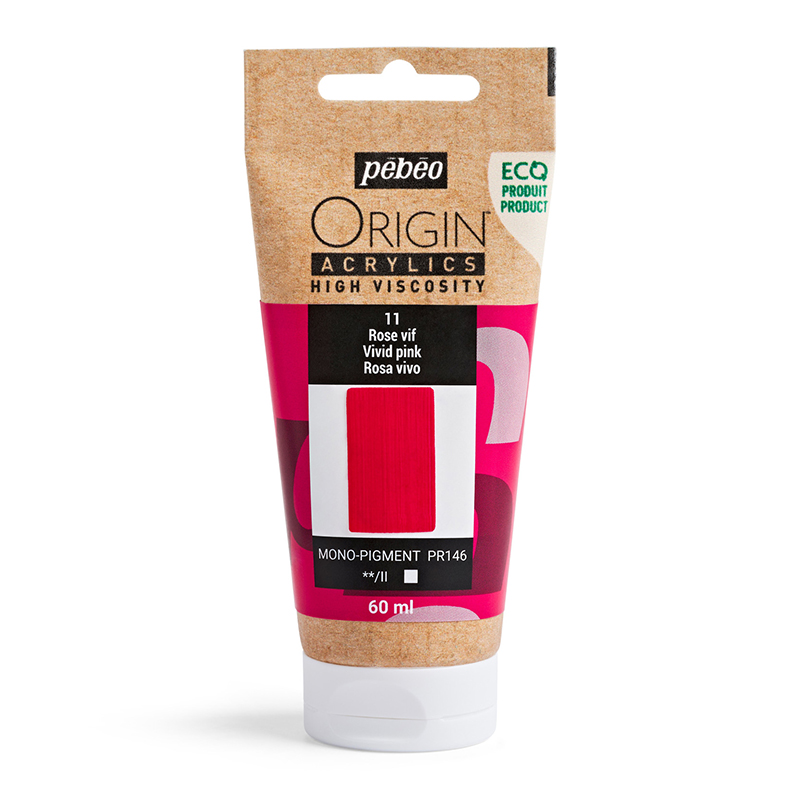 Image of Akrylfärg Pebeo ORIGIN  60 ML VIVID PINK (5F) 817011 3167868170119