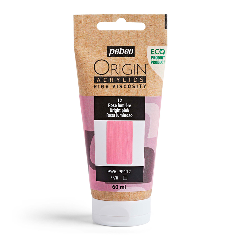 Image of Akrylfärg Pebeo ORIGIN  60 ML BRIGHT PINK (5F) 817012 3167868170126