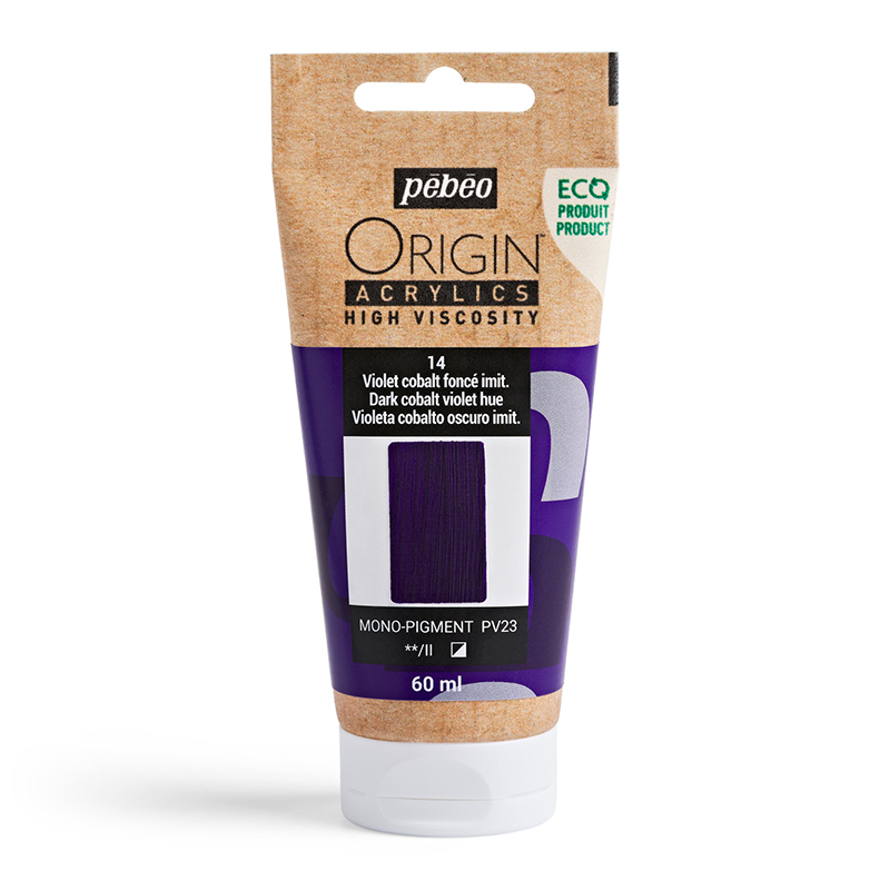 Image of Akrylfärg Pebeo ORIGIN  60 ML DARK COBALT VIOLET HUE (5F) 817014 3167868170140