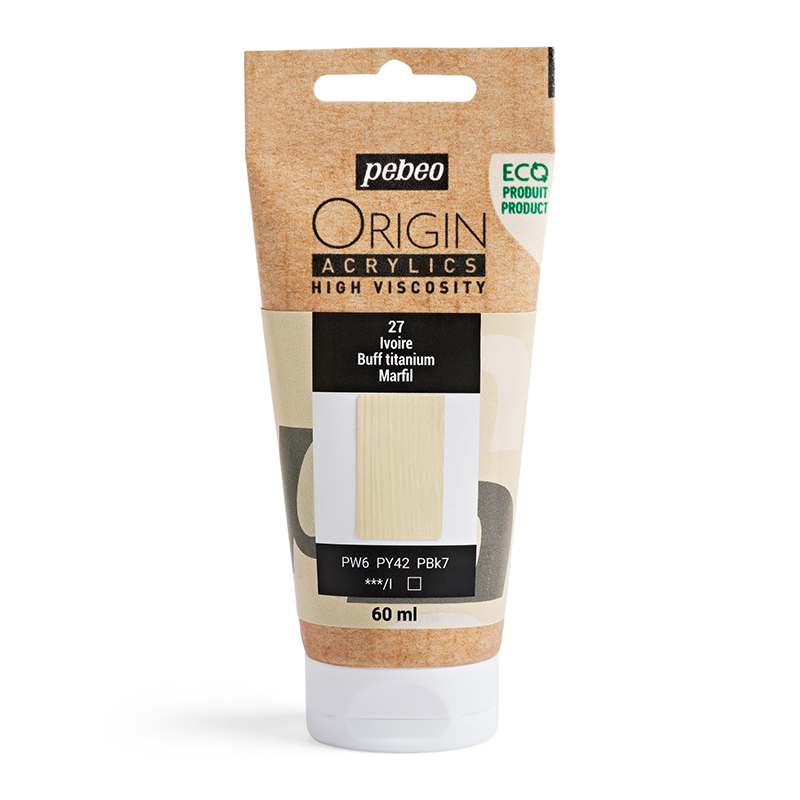 Image of Akrylfärg Pebeo ORIGIN  60 ML BUFF TITANIUM (5F) 817027 3167868170270