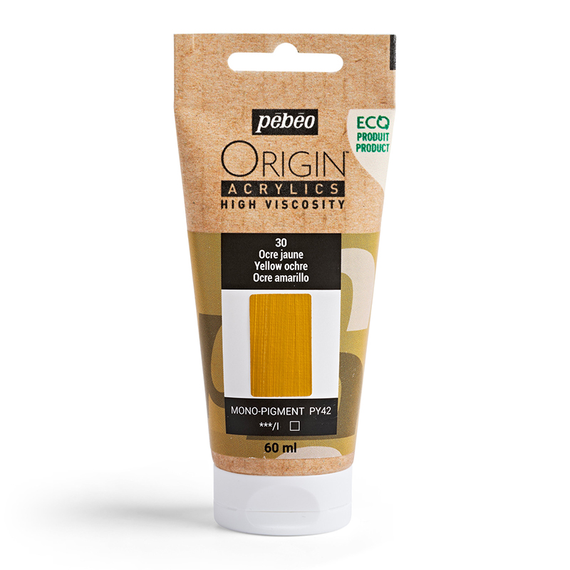 Image of Akrylfärg Pebeo ORIGIN  60 ML YELLOW OCHRE (5F) 817030 3167868170300