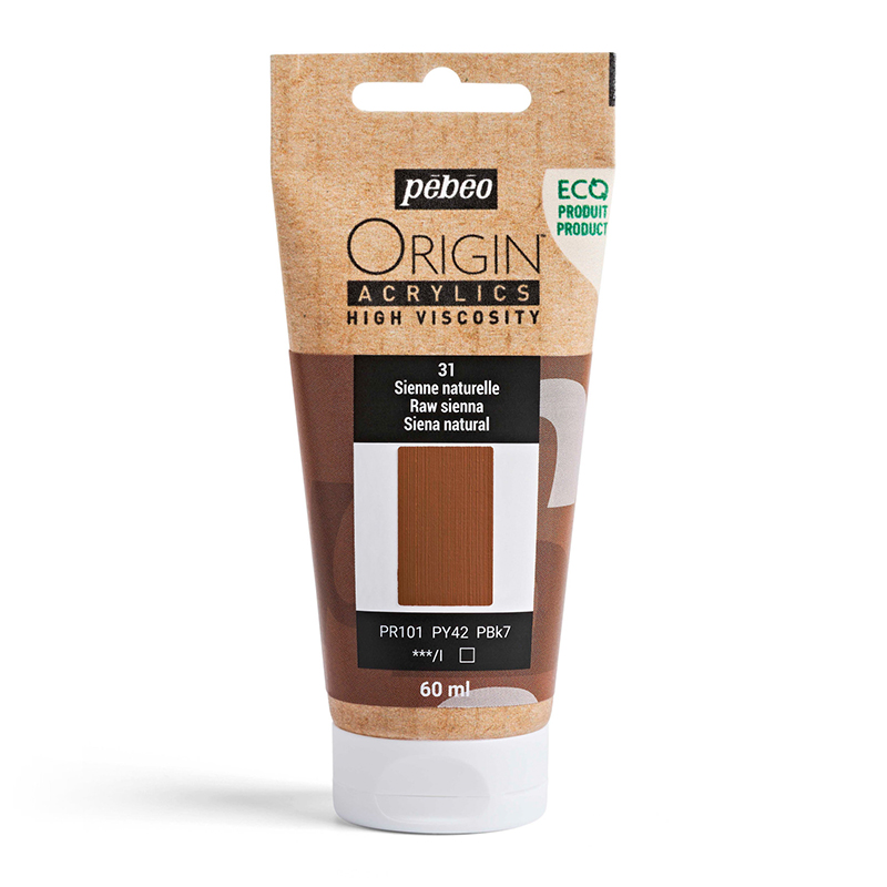 Image of Akrylfärg Pebeo ORIGIN  60 ML RAW SIENNA (5F) 817031 3167868170317