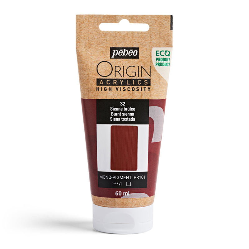 Image of Akrylfärg Pebeo ORIGIN  60 ML BURNT SIENNA (5F) 817032 3167868170324