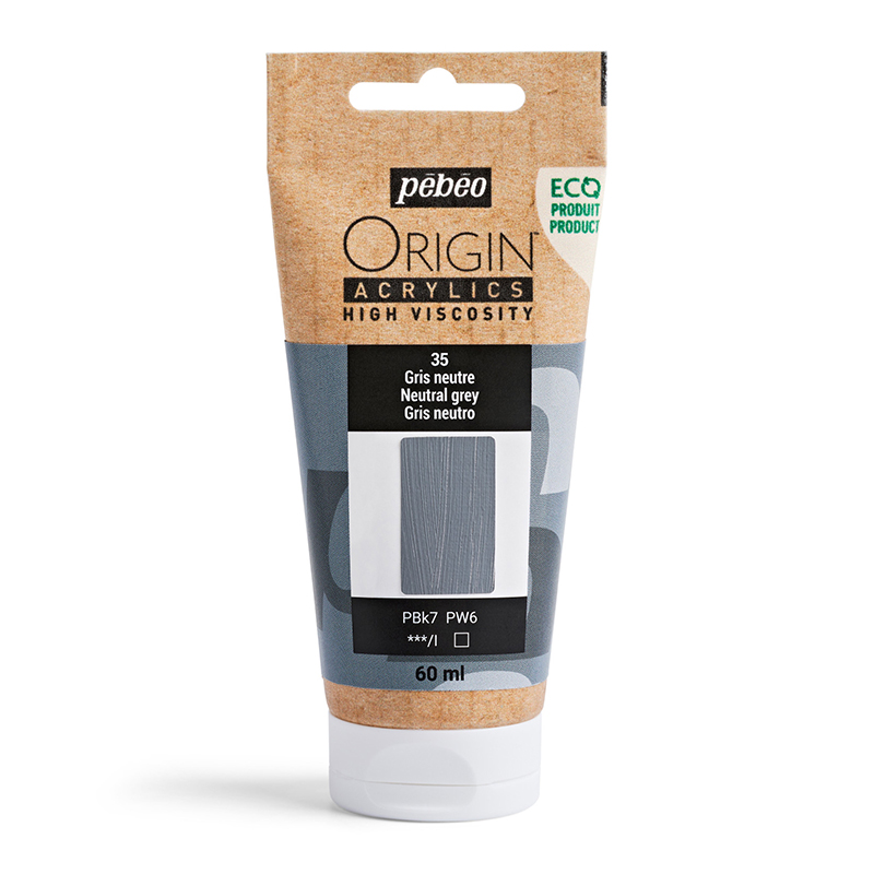 Image of Akrylfärg Pebeo ORIGIN  60 ML NEUTRAL GREY (5F) 817035 3167868170355