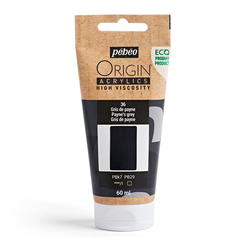 Image of Akrylfärg Pebeo ORIGIN  60 ML PAYNE'S GREY (5F) 817036 3167868170362
