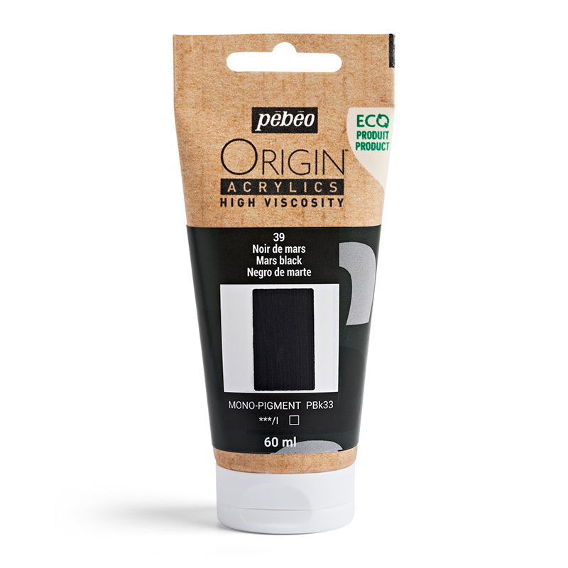 Image of Akrylfärg Pebeo ORIGIN  60 ML MARS BLACK (5F) 817039 3167868170393