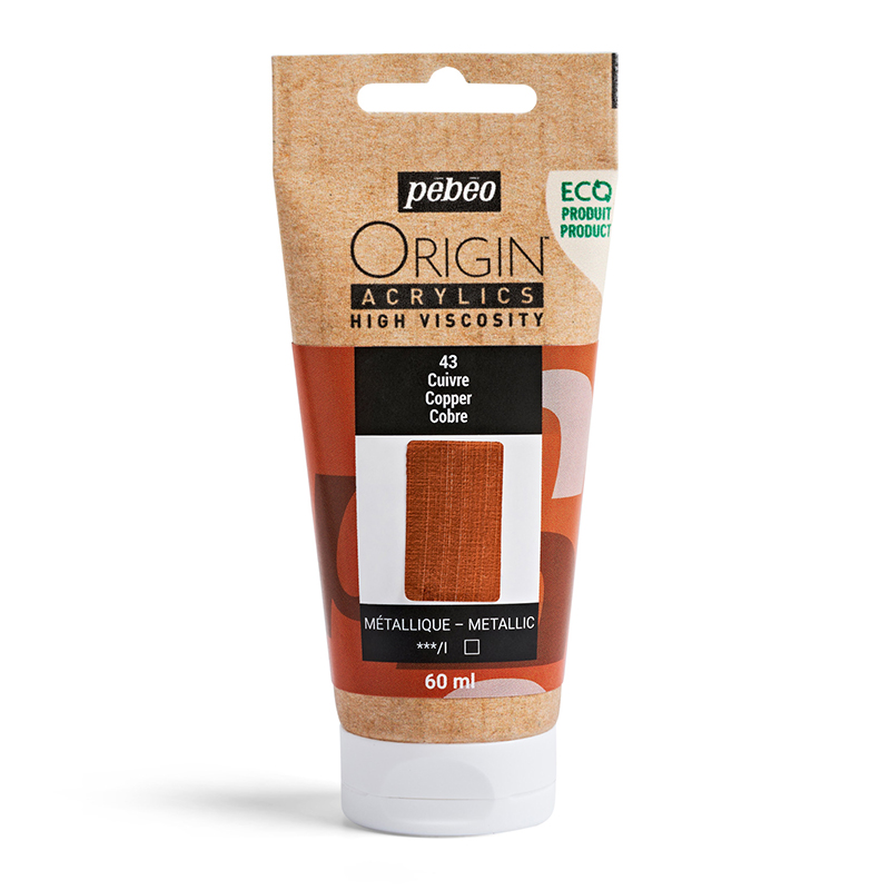 Image of Akrylfärg Pebeo ORIGIN  60 ML COPPER (5F) 817043 3167868170430