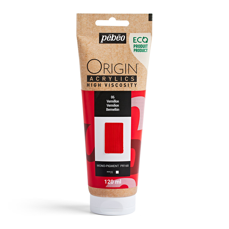 Image of Akrylfärg Pebeo ORIGIN  120 ML VERMILION (3F) 817106 3167868171062