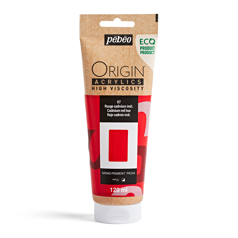 Image of Akrylfärg Pebeo ORIGIN  120 ML CADMIUM RED HUE (3F) 817107 3167868171079