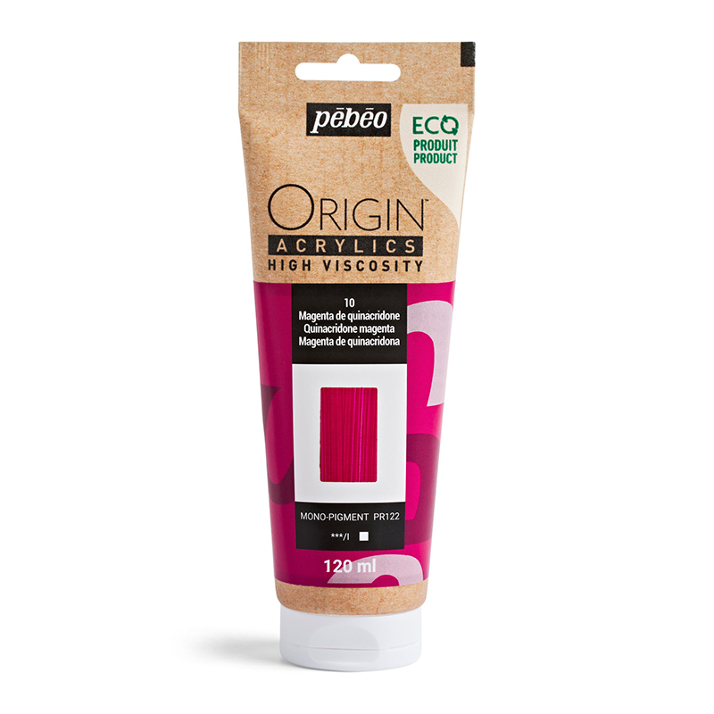 Image of Akrylfärg Pebeo ORIGIN  120 ML QUINACRIDONE MAGENTA (3F) 817110 3167868171109