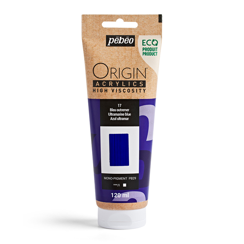Image of Akrylfärg Pebeo ORIGIN  120 ML ULTRAMARINE BLUE (3F) 817117 3167868171178