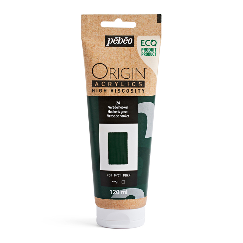 Image of Akrylfärg Pebeo ORIGIN  120 ML HOOKER'S GREEN (3F) 817124 3167868171246