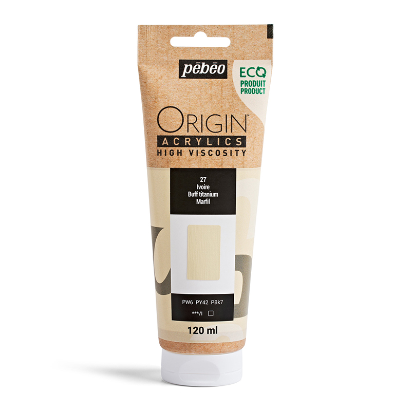 Image of Akrylfärg Pebeo ORIGIN  120 ML BUFF TITANIUM (3F) 817127 3167868171277