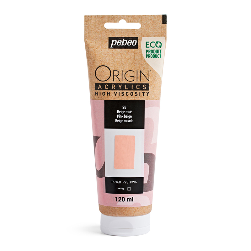 Image of Akrylfärg Pebeo ORIGIN  120 ML PINK BEIGE (3F) 817128 3167868171284