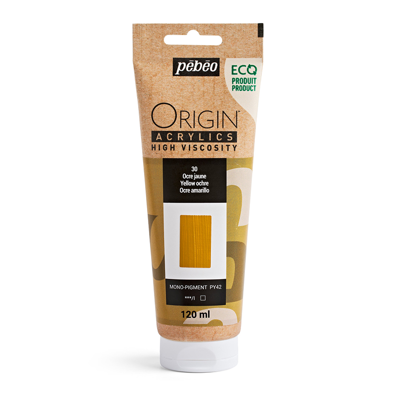 Image of Akrylfärg Pebeo ORIGIN  120 ML YELLOW OCHRE (3F) 817130 3167868171307