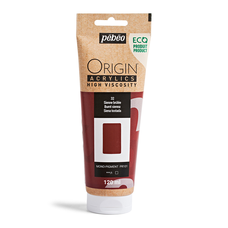 Image of Akrylfärg Pebeo ORIGIN  120 ML BURNT SIENNA (3F) 817132 3167868171321
