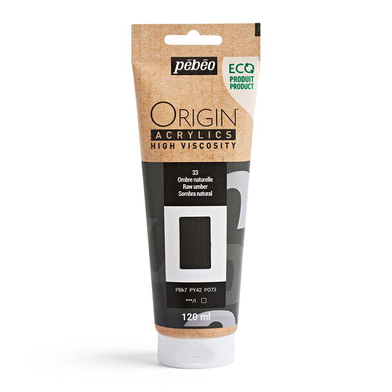 Image of Akrylfärg Pebeo ORIGIN  120 ML RAW UMBER (3F) 817133 3167868171338