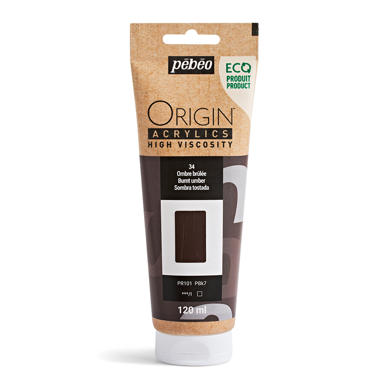 Image of Akrylfärg Pebeo ORIGIN  120 ML BURNT UMBER (3F) 817134 3167868171345