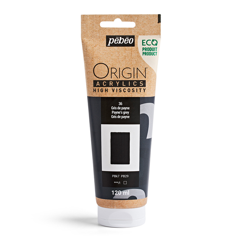 Image of Akrylfärg Pebeo ORIGIN  120 ML PAYNE'S GREY (3F) 817136 3167868171369