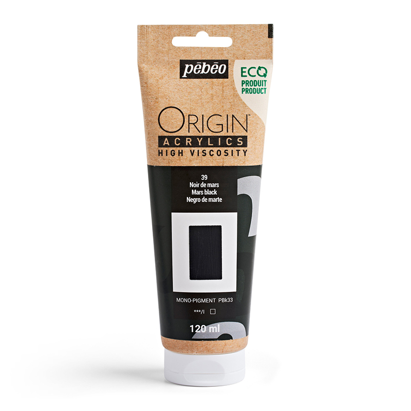 Image of Akrylfärg Pebeo ORIGIN  120 ML MARS BLACK (3F) 817139 3167868171390