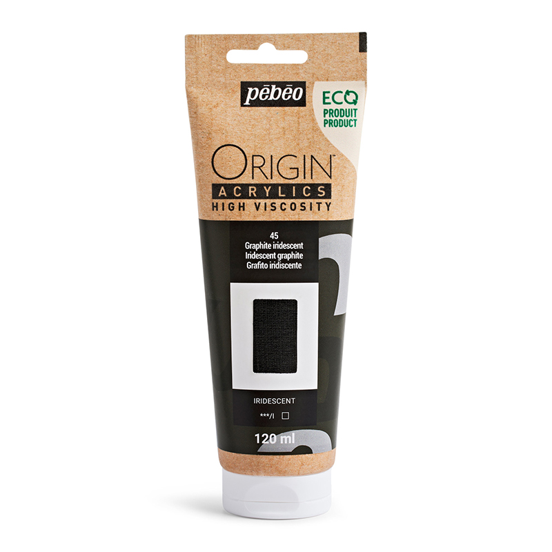 Image of Akrylfärg Pebeo ORIGIN  120 ML IRIDESCENT GRAPHITE (3F) 817145 3167868171451