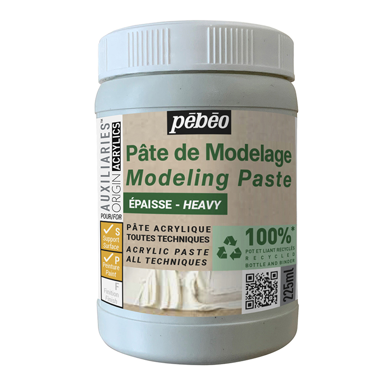 Image of Akrylmedium Pebeo ORIGIN HEAVY MODELING PASTE STUDIO GREEN 225ML 818673 3167868186738