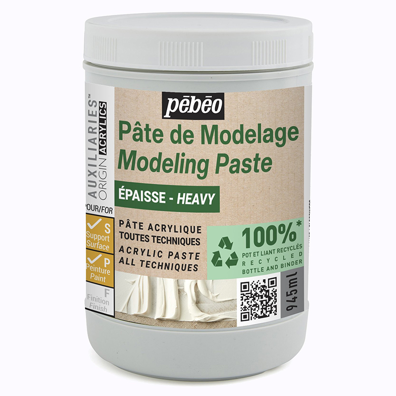 Image of Akrylmedium Pebeo ORIGIN HEAVY MODELING PASTE STUDIO GREEN 945ML 818676 3167868186769