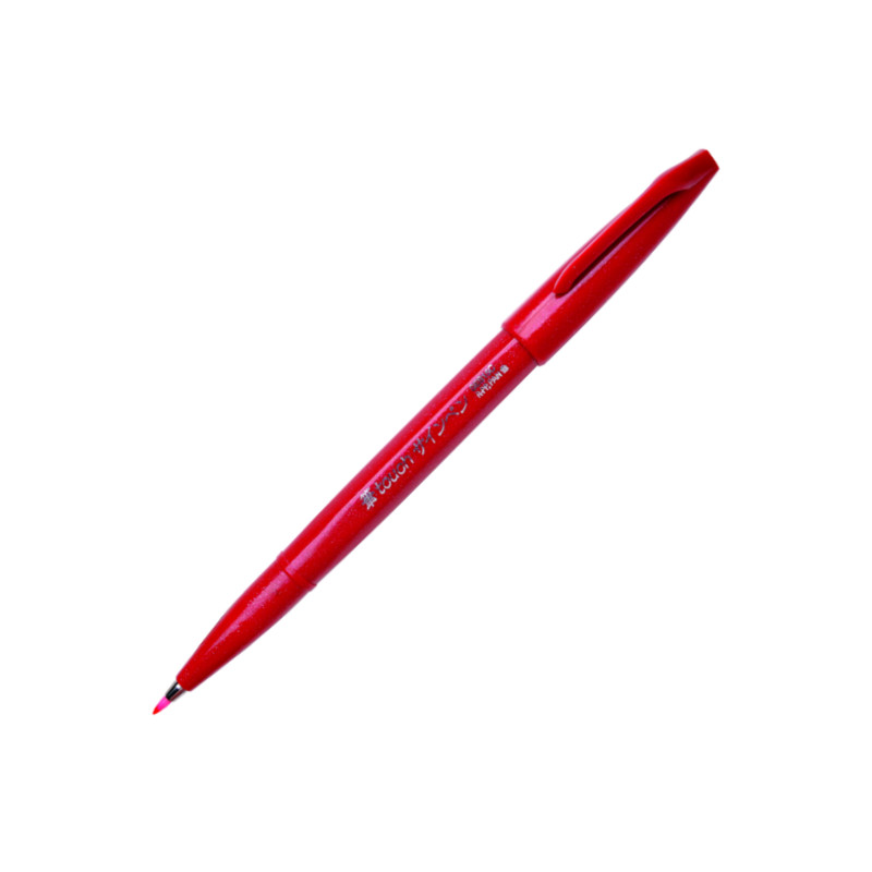 Image of Pentel Brush Sign Touch Red (10F) 2501502 4902506287069