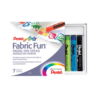 Image of Pastellset Pentel för tyg. 15sort kritor   PTS-15 (ex144) 2588840 4711577000152