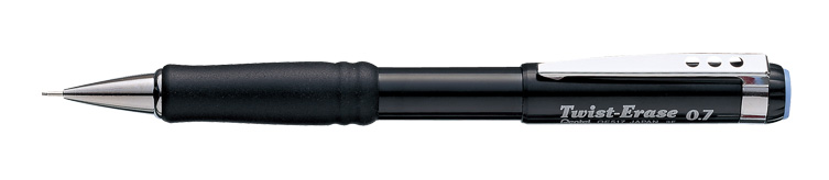 Image of Stiftpenna  Pentel QE517 Twist Erase 0,7mm svart 2271501 72512099629