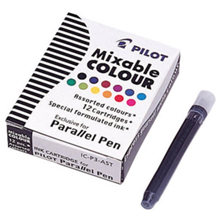 Image of Kalligrafi Pilot Parallel patron mix. färger 12st    IC-P3-AST 191787 4902505191787