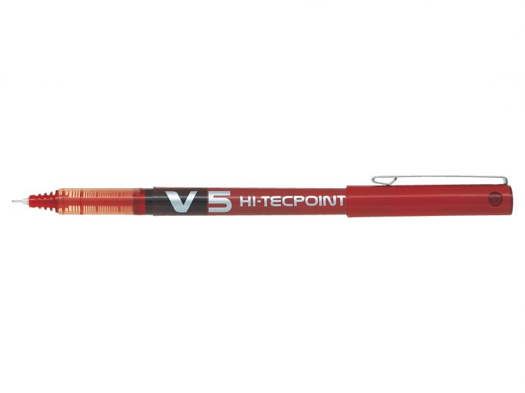 Image of Kulspetspenna Pilot Hi-Tecpoint V5 <RT> röd BXRT-V5-R 342875 4902505342875