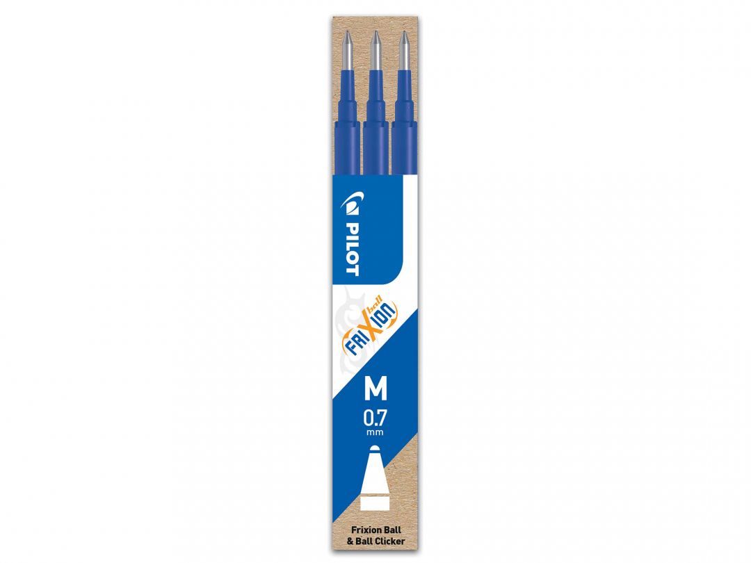 Image of Refill Pilot Frixion 0,7mm blå 3-p 356070 4902505356070