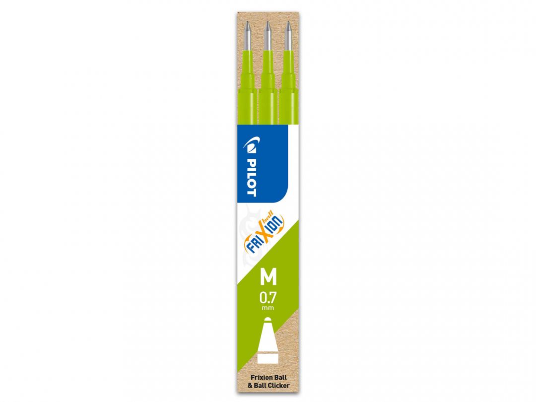 Image of Refill Pilot Frixion 0,7mm ljusgrön 3-p 391798 4902505391798