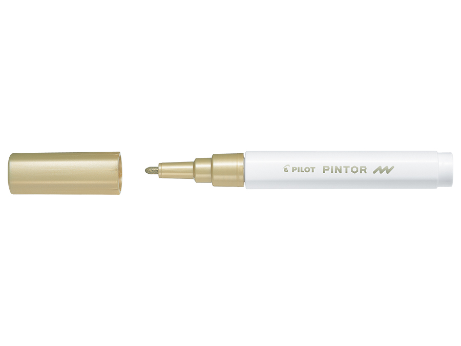 Image of Fiberpenna Pilot Pintor - Fine - Guld  (6F) 541605 4902505541605